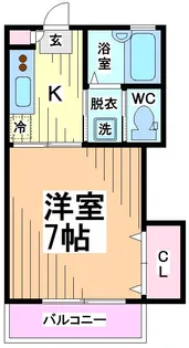 神奈川県川崎市多摩区中野島6【アパート】の間取り