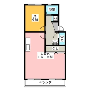ピアネーズ上社 2号棟【3階】の間取り