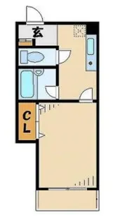 キャンベラ24【2階】の間取り