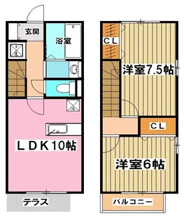 千葉県市川市北方3【一戸建】の間取り