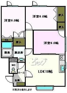 アスワンA【2階】の間取り