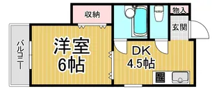 シティガーデン武庫之郷【3階】の間取り