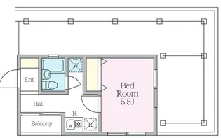 エスポワール砂土原【4階】の間取り