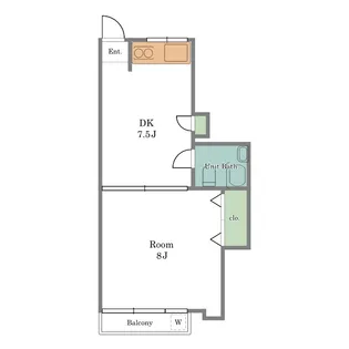 東京セントラル荻窪【2階】の間取り