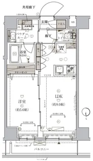 メインステージ浮間舟渡【2階】の間取り