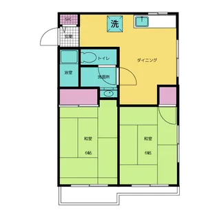 青木コーポ【3階】の間取り