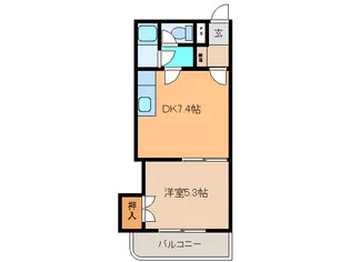 コーポラスITO【4階】の間取り