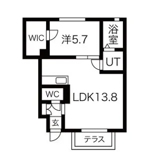 エム・スクエア【1階】の間取り