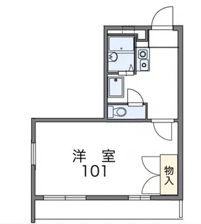カームプレイス1【2階】の間取り