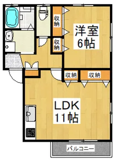 ドリームプラン・フミ【2階】の間取り