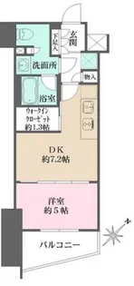東京都渋谷区本町3【マンション】の間取り