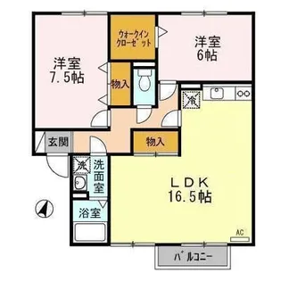 HARMONIA【2階】の間取り