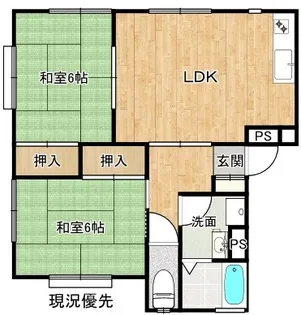 メゾニティTUDA A【2階】の間取り
