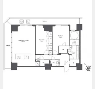 東京ポートシティ竹芝レジデンスタワー【18階】の間取り