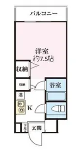 アカデミア清新【2階】の間取り