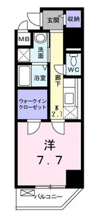 ランドマークタウン紅梅通り【6階】の間取り