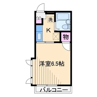 ファミールラプラス【1階】の間取り