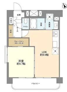 永谷ヒルプラザ六本木【7階】の間取り