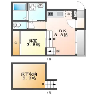 フランド本陣【1階】の間取り