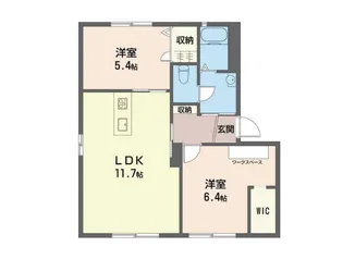 すばるハイツ A【1階】の間取り