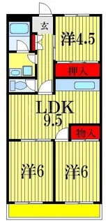 ピースファルハイツI【2階】の間取り