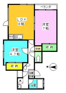 MTスプリングガーデン【2階】の間取り