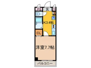ジュネス小杉ビル【2階】の間取り