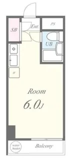 セジュール田町【8階】の間取り