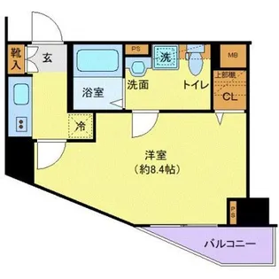 クレヴィスタ亀戸【3階】の間取り