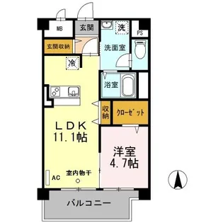 TNR【6階】の間取り