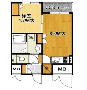 FIORE SHIBUYA【3階】の間取り