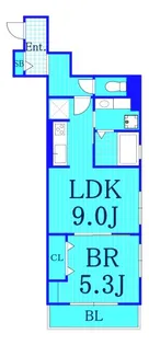 ナヴォーナII【2階】の間取り