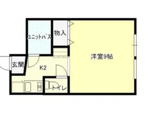 エスティーム皆実町【1階】の間取り
