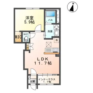 シャイニング【1階】の間取り