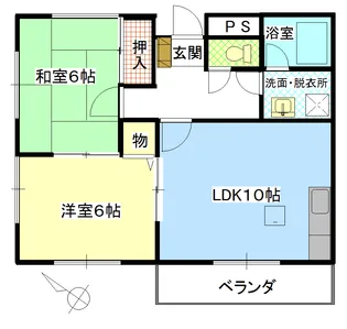 ジュネストヨダ【1階】の間取り
