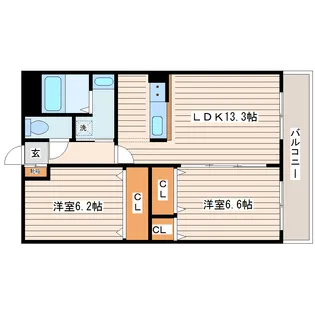 ドリーム15【2階】の間取り