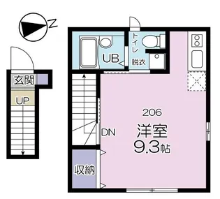 エスパーダ下高井戸【2階】の間取り