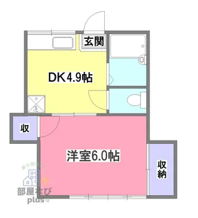ミントハウス【1階】の間取り