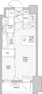 アジールコート蒲田【6階】の間取り
