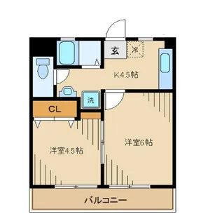 鈴木マンション【5階】の間取り