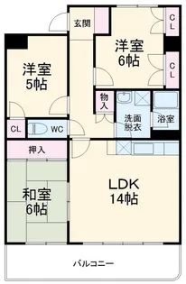 パストラーレ【1階】の間取り