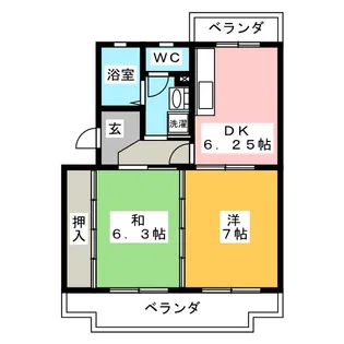 シャルム【4階】の間取り