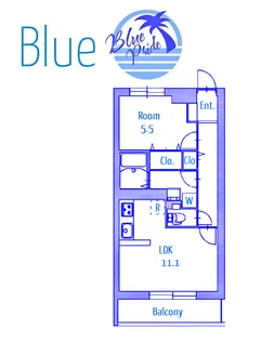ヴィオレット湘南【2階】の間取り