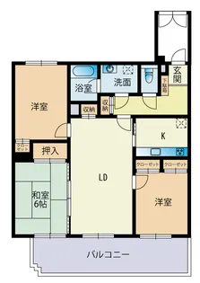 グランアバンセ福重 902【9階】の間取り