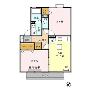 アメニティ裕【1階】の間取り