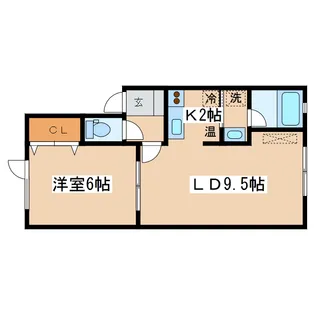 ハーバーサイドA【1階】の間取り