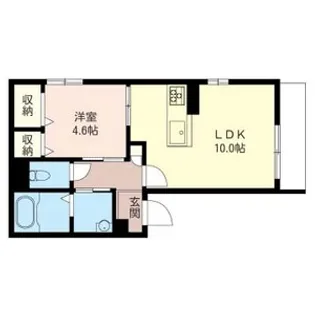 ベルフォート籠原【1階】の間取り