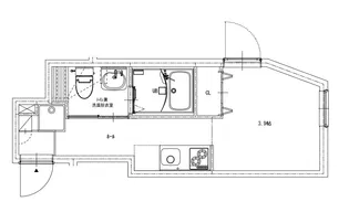 ソルナクレイシア雑司が谷【1階】の間取り