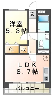 ソフィア朝霧【5階】の間取り