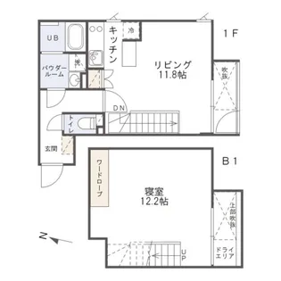 PASEO代々木【1階】の間取り
